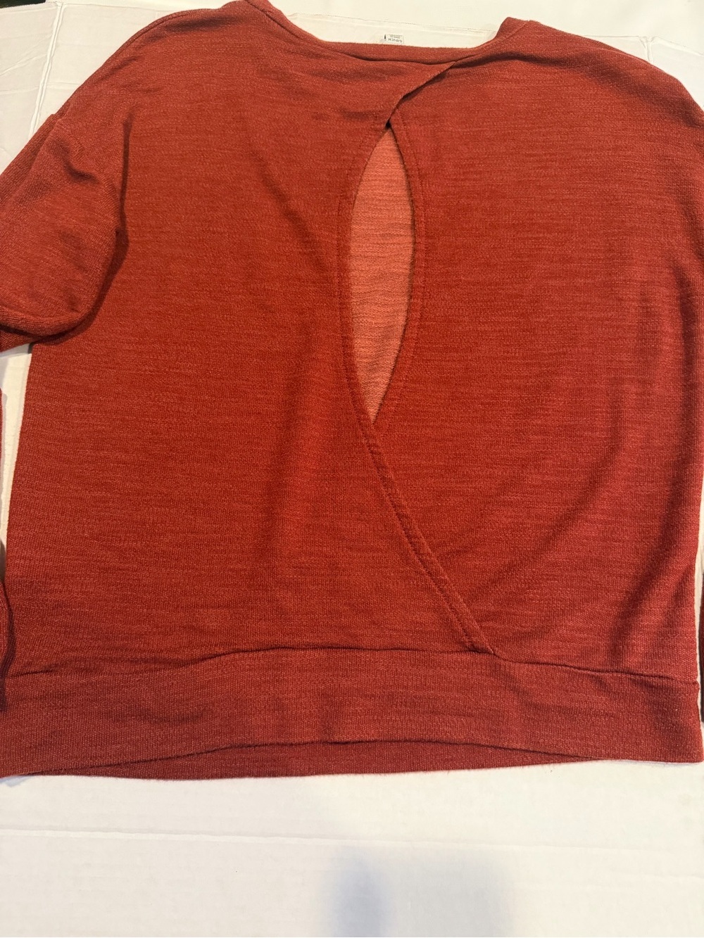American Eagle Outfitters Brick Red Crewneck Sweater - Picture 5 of 5